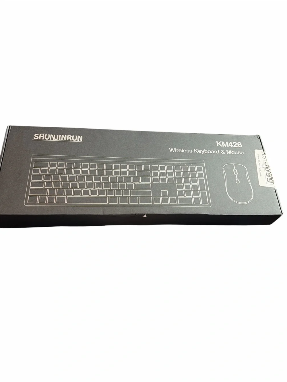 Wireless Black Keyboard and Mouse Combo - Slim Design